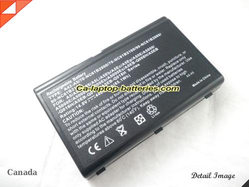  image 2 of A42-A5 Battery, Canada Li-ion Rechargeable 4400mAh ASUS A42-A5 Batteries