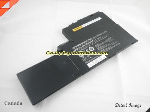  image 2 of Genuine CLEVO W860CU Battery For laptop 3800mAh, 11.1V, Black , Li-Polymer