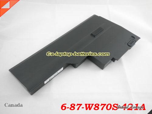  image 3 of Genuine CLEVO W860CU Battery For laptop 3800mAh, 11.1V, Black , Li-Polymer