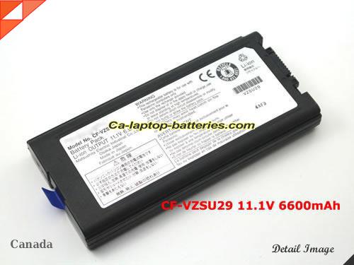  image 1 of CF-VZSU29R Battery, Canada Li-ion Rechargeable 6600mAh PANASONIC CF-VZSU29R Batteries