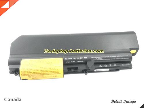  image 5 of IBM ThinkPad T61 6379 Replacement Battery 7800mAh 10.8V Black Li-ion