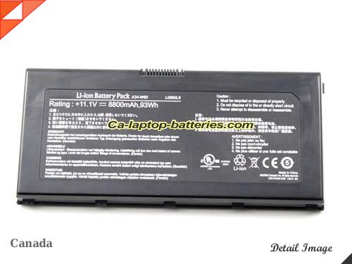  image 3 of Genuine ASUS W90VN Battery For laptop 8800mAh, 11.1V, Black , Li-ion