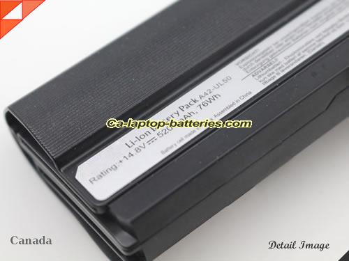  image 5 of A42-UL80 Battery, CAD$64.35 Canada Li-ion Rechargeable 5200mAh ASUS A42-UL80 Batteries
