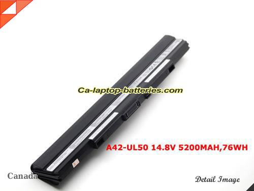  image 1 of Genuine ASUS UL80Vt-A1 Battery For laptop 5200mAh, 14.8V, Black , Li-ion
