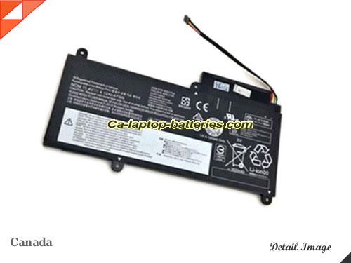  image 5 of Genuine LENOVO ThinkPad E450(20DCA01MCD) Battery For laptop 47Wh, 4.12Ah, 11.4V, Black , Li-ion
