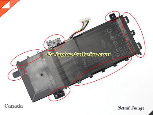  image 1 of Genuine ASUS VivoBook 15 X512UA Battery For laptop 4212mAh, 32Wh , 7.7V, Black , Li-Polymer