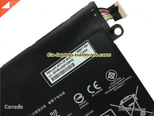  image 3 of Genuine HP Notebook X2 10-P014NS Battery For laptop 4221mAh, 33Wh , 7.7V, Black , Li-ion