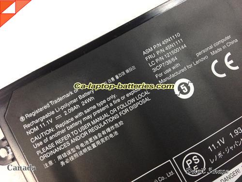  image 4 of Genuine LENOVO S540 Battery For laptop 2162mAh, 24Wh , 4.25Ah, 11.1V, Black , Li-Polymer