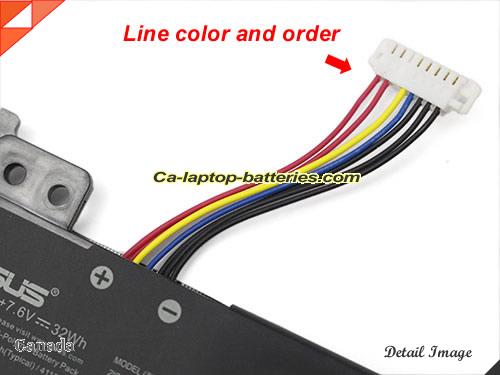  image 5 of Genuine ASUS VivoBook 14 F412FA-EB089T Battery For laptop 4240mAh, 32Wh , 7.6V, Black , Li-Polymer