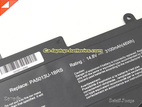  image 2 of TOSHIBA PROTEGE Z830-10N Replacement Battery 3100mAh, 47Wh  14.8V Black Li-Polymer