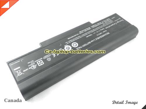  image 2 of Genuine CLEVO M740 Battery For laptop 7200mAh, 11.1V, Black , Li-ion