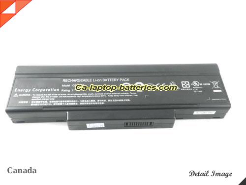  image 5 of Genuine CLEVO M746 Battery For laptop 7200mAh, 11.1V, Black , Li-ion