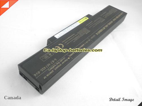  image 2 of CLEVO M740K Replacement Battery 4400mAh 11.1V Black Li-ion