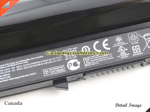  image 3 of 708358-241 Battery, Canada Li-ion Rechargeable 37Wh HP 708358-241 Batteries