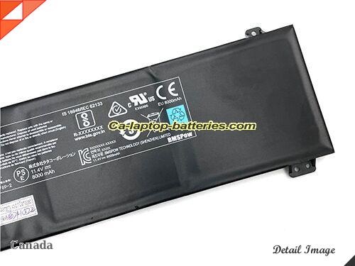  image 2 of Genuine SCHENKER XMG Fusion 15 XFU15L19 Battery For laptop 8200mAh, 93.48Wh , 11.4V, Black , Li-Polymer