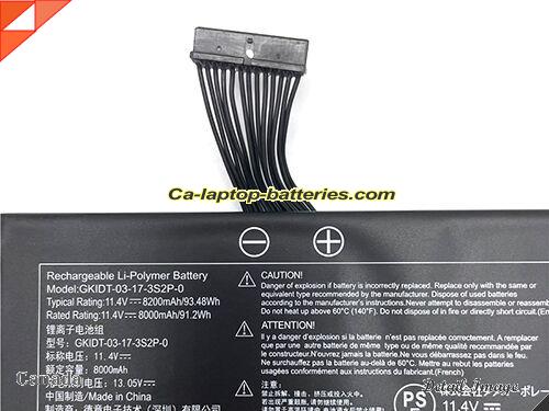  image 5 of Genuine SCHENKER XMG Fusion 15 XFU15L19 Battery For laptop 8200mAh, 93.48Wh , 11.4V, Black , Li-Polymer