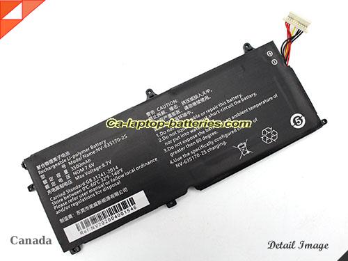 image 1 of NV-635170-2S Battery, Canada Li-ion Rechargeable 3500mAh, 26.6Wh  CHUWI NV-635170-2S Batteries