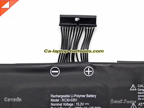  image 5 of RC30-0351 Battery, Canada Li-ion Rechargeable 4000mAh, 60.8Wh  RAZER RC30-0351 Batteries