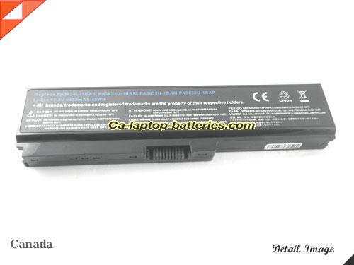  image 5 of PA3635U-1BAM Battery, Canada Li-ion Rechargeable 5200mAh TOSHIBA PA3635U-1BAM Batteries