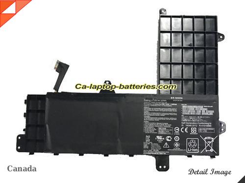  image 2 of Genuine ASUS VivoBook E502NA-DM029T Battery For laptop 4110mAh, 32Wh , 7.6V, Black , Li-ion