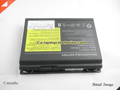  image 4 of LIP-9100 Battery, Canada Li-ion Rechargeable 6300mAh ACER LIP-9100 Batteries