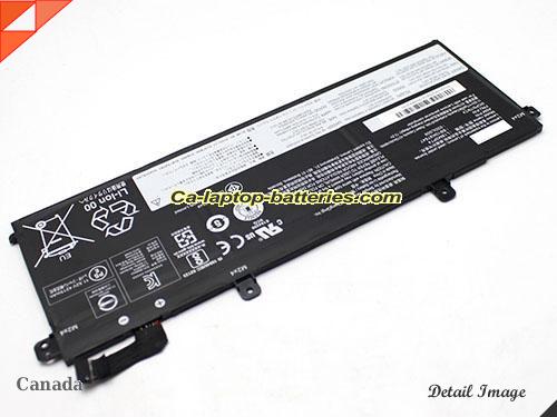  image 4 of Genuine LENOVO ThinkPad P43s 20RH0021CY Battery For laptop 4345mAh, 51Wh , 11.52V, Black , Li-Polymer