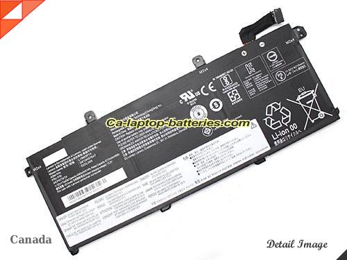  image 1 of Genuine LENOVO ThinkPad T14 Gen 2-20W0000DSC Battery For laptop 4345mAh, 51Wh , 11.52V, Black , Li-Polymer