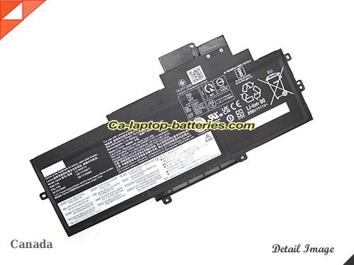  image 1 of Genuine LENOVO ThinkPad X1 Nano Gen 2 21E8001QRI Battery For laptop 4270mAh, 49.57Wh , 11.61V, Black , Li-ion
