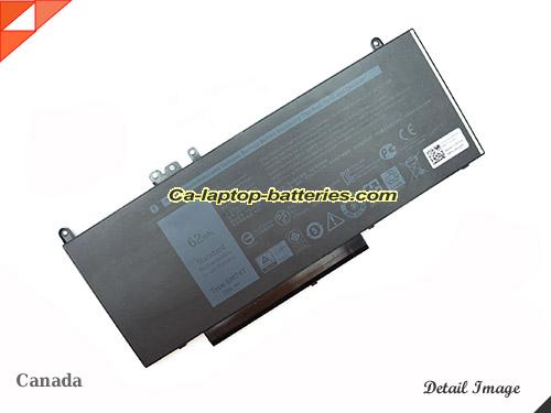  image 1 of Genuine DELL Latitude 15 E5570(JPRP4) Battery For laptop 8260mAh, 62Wh , 7.6V, Black , Li-ion