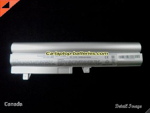  image 5 of TOSHIBA Mini NB205-N210 Replacement Battery 4400mAh 10.8V Silver Li-ion