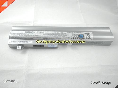  image 5 of TOSHIBA Mini NB205-N210 Replacement Battery 5800mAh, 63Wh  10.8V Silver Li-ion