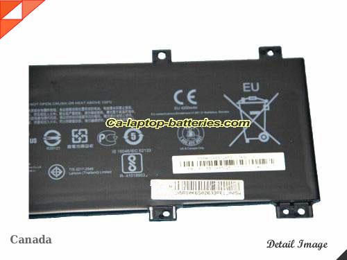  image 5 of Genuine LENOVO IdeaPad 100S-14IBR(80R900JLPG) Battery For laptop 4200mAh, 31.92Wh , 7.6V, Black , Li-Polymer