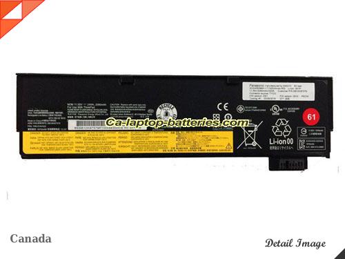 image 1 of Genuine LENOVO ThinkPad T570 20HAA00FAU Battery For laptop 2110mAh, 24Wh , 11.4V, Black , Li-ion