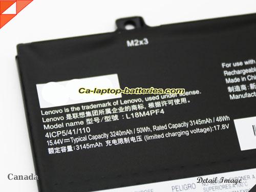  image 2 of Genuine LENOVO Ideapad S540-14API 81NH003ERK Battery For laptop 3240mAh, 50Wh , 15.44V, Black , Li-Polymer