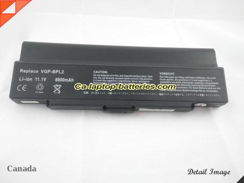  image 5 of SONY VAIO VGN-FE11H Replacement Battery 8800mAh 11.1V Black Li-ion