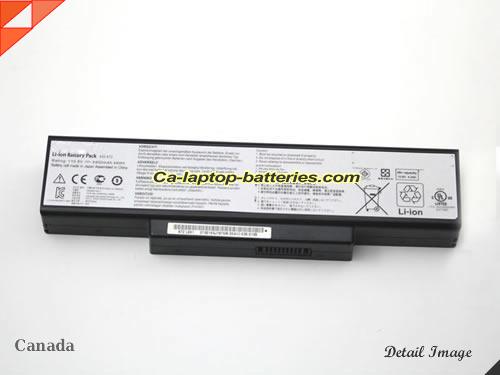  image 5 of Genuine ASUS K72JR-A1 Battery For laptop 4400mAh, 48Wh , 10.8V, Black , Li-ion