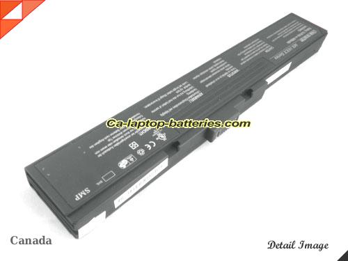  image 2 of MS-1039 Battery, Canada Li-ion Rechargeable 4400mAh MSI MS-1039 Batteries