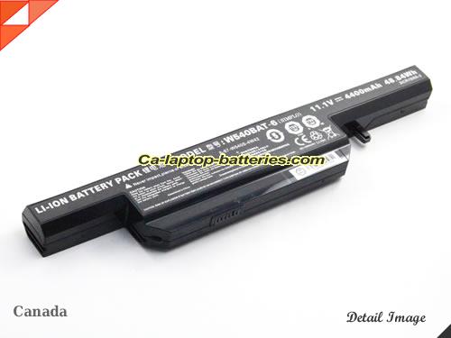  image 1 of Genuine HASEE CW65S08 Battery For laptop 4400mAh, 48.84Wh , 11.1V, Black , Li-ion