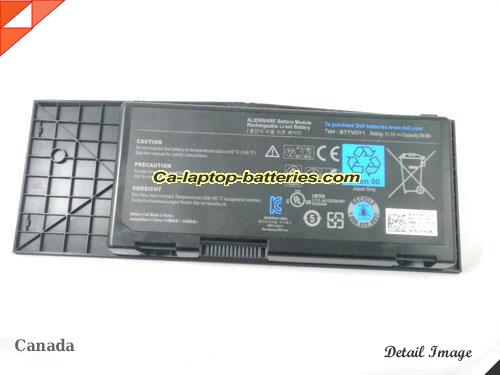  image 5 of Genuine DELL Alienware M17x Battery For laptop 90Wh, 11.1V, Black , Li-ion