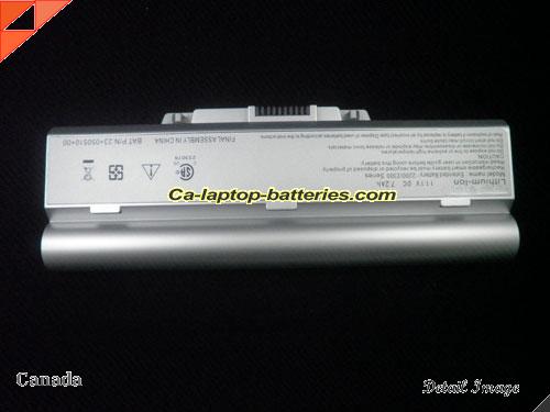  image 5 of Genuine AVERATEC AV2200 Battery For laptop 7200mAh, 7.2Ah, 11.1V, Silver , Li-ion