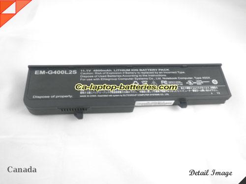  image 5 of EM-400L2S Battery, Canada Li-ion Rechargeable 4800mAh WINBOOK EM-400L2S Batteries