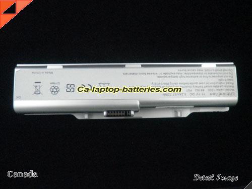  image 5 of HASEE Q100 Replacement Battery 4400mAh 11.1V Silver Li-ion