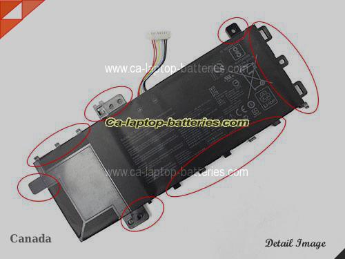  image 1 of Genuine ASUS VivoBook 17 M712DA-AU151T Battery For laptop 4212mAh, 32Wh , 7.6V, Black , Li-ion