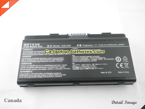  image 5 of A32-H24 Battery, Canada Li-ion Rechargeable 4400mAh, 48Wh  HASEE A32-H24 Batteries