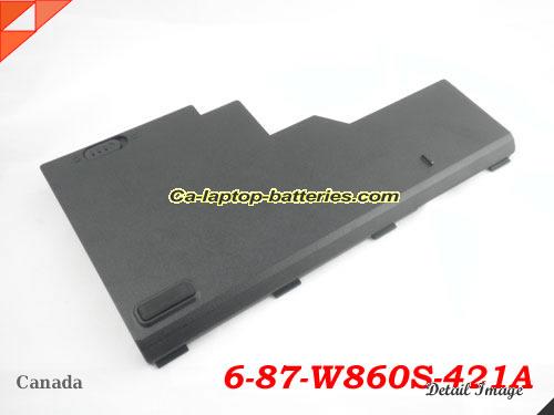  image 3 of 6-87-W860S-421A Battery, Canada Li-ion Rechargeable 3800mAh CLEVO 6-87-W860S-421A Batteries