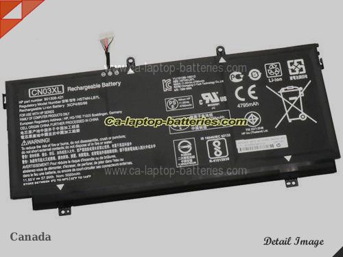  image 1 of Genuine HP Envy 13-AB001NS Battery For laptop 5020mAh, 57.95Wh , 11.55V, Black , Li-ion