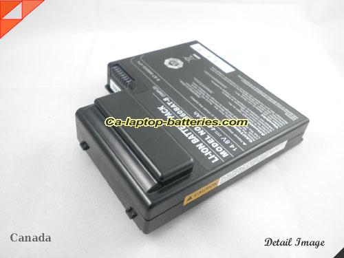  image 2 of Genuine CLEVO M860TU Battery For laptop 4400mAh, 65.12Wh , 14.8V, Black , Li-ion