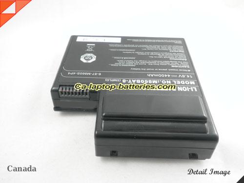  image 4 of Genuine CLEVO M860TU Battery For laptop 4400mAh, 65.12Wh , 14.8V, Black , Li-ion