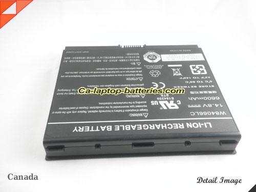  image 4 of W84066LC Battery, Canada Li-ion Rechargeable 6600mAh DELL W84066LC Batteries