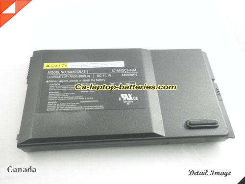  image 5 of M450CBAT-6 Battery, CAD$Coming soon! Canada Li-ion Rechargeable 4400mAh CLEVO M450CBAT-6 Batteries